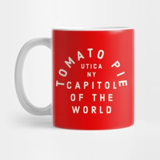 Tomato Pie Capitol of the World Utica NY Retro Mug